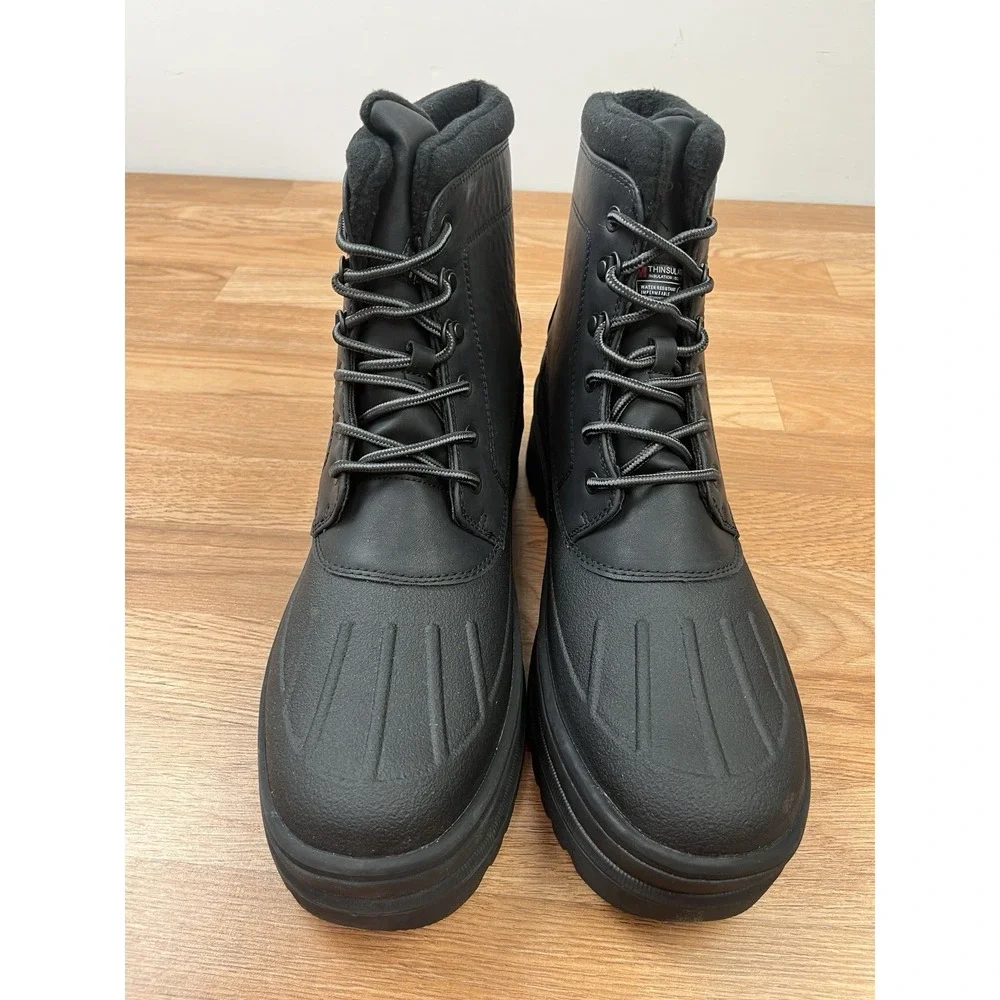 Bruno Marc Waterproof‎ Insulated Winter Snow Boots Black Size 13 Mens NEW